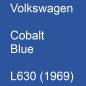 Preview: Volkswagen, Cobalt Blue, L630 (1969).